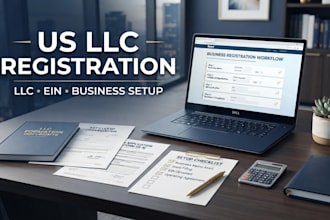 assist with US llc registration and ein application