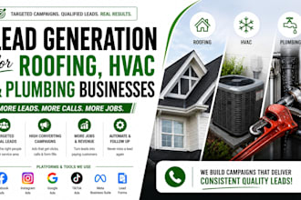 do roofing marketing hvac plumbing ads, lead generation, CRM workflow automation