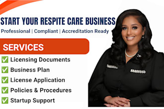 setup your respite care business with licensing documents and business plan