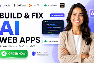 build, fix and improve ai apps with lovable, bolt, replit