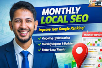 do monthly local seo to improve your ranking on google