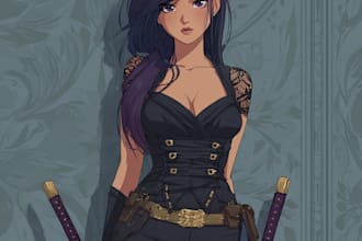draw beautiful anime art
