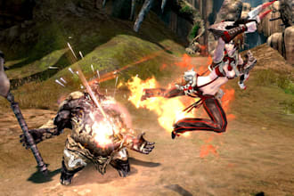 develop a scalable open world mmorpg game in unreal engine, online mmorpg game