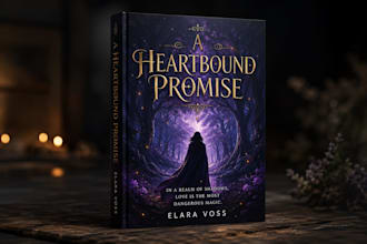 design a romantasy or fantasy book cover for kindle and KDP