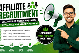 do affiliate recruitment and build your affiliate program