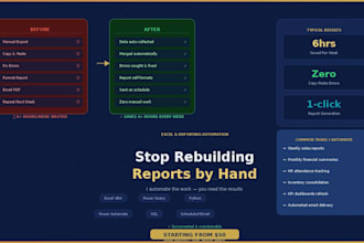 automate your excel reports and data workflows