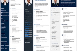 create a professional ats friendly CV resume