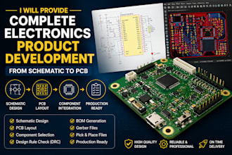 do pcb layout, kicad, footprints, electronics product development from schematic