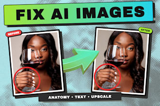 fix, edit, refine and upscale your ai art, ai images and photos