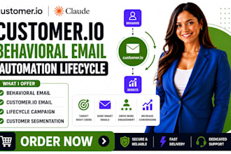 build customerio behavioral email automation lifecycle campaign messaging setup