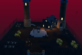 develop complete roblox game, roblox lobby, custom map and cafe