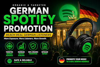 do organic spotify music promotion to a targeted german audience