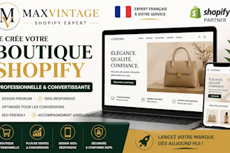 build french ecommerce shopify website ecommerce website shopify expert SEO GEO