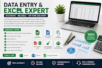 do data entry and vendor reconciliation