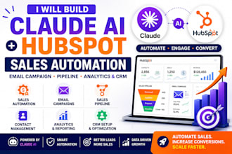 build claude hubspot sales automation email campaign pipeline analytics CRM