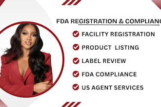 do your fda food and cosmetic facility registration US agent label review fsvp