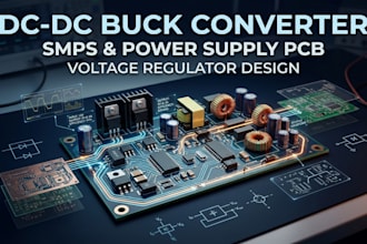 design dc dc buck converter, smps, power supply pcb, and voltage regulator