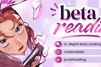 beta read and edit your fictional or legal manuscript