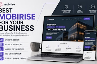 design mobirise website, mobirise redesign, mobirise landing page