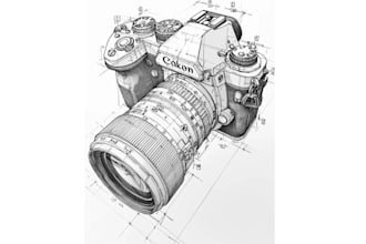 do professional patent drawings and technical line drawing for your invention