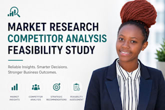 conduct detailed market research, competitor analysis and feasibility study