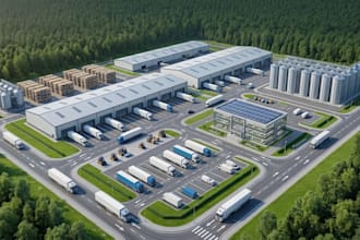 design warehouse layout factory plan logistics and storage facility
