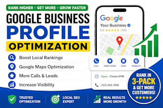 optimize gmb profile gbp for local SEO and google maps ranking