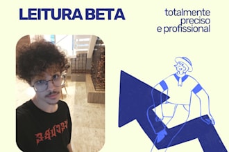 uma leitura beta do seu livro