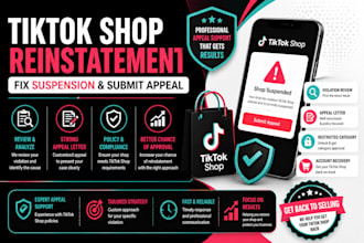reinstate tiktok shop fix tiktok violation category approval tiktok suspension