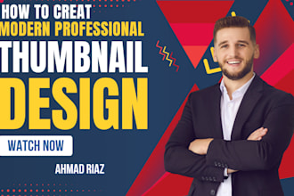 design eyecatching youtube thumbnail that bost you profile