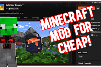 make a minecraft mod for you