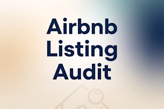 do a professional str listing audit with market comp data