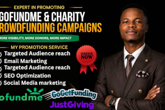 promote your animal and medical gofundme campaign to donors and supporters