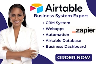 do airtable database, airtable interface, softr expert, automation integration