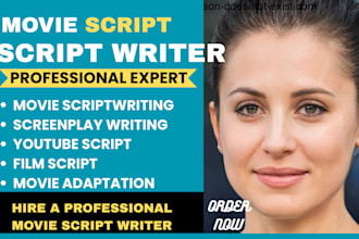 write professional movie script, screenplay and film script