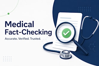 review and fact check your medical or health content