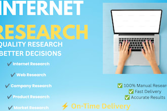 do accurate internet research and online research