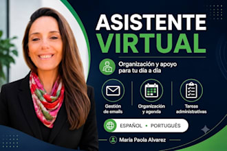 ser tu asistente virtual para soporte administrativo y gestión
