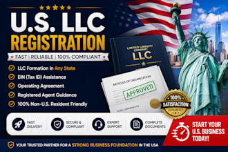 register usa llc for usa and non usa resident company formation and get ein