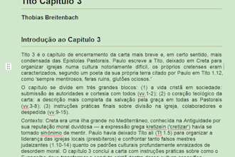 um estudo bíblico completo e formatado sobre qualquer tema