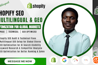 do shopify multilingual SEO and GEO optimization for global markets