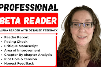 beta read your romance novel with detailed manuscript critique and reader report
