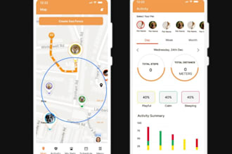 develop a gps tracking app for pets, children, luggage and family safety