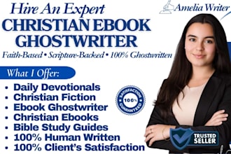 ghostwrite christian ebook, devotional, bible study guide, and christain fiction
