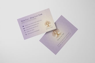 design a luxury business card design for your business