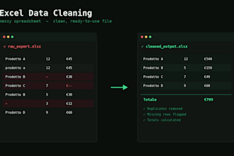 clean and organize your messy excel spreadsheet automatically