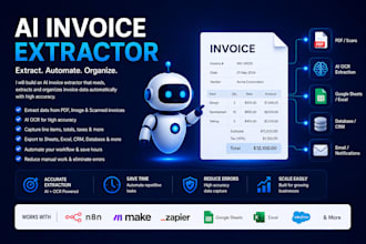 build ai invoice extractor using ocr, n8n open ai, n8n ai agents, n8n automation