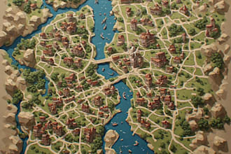 do map illustration map design fantasy map maker vector map