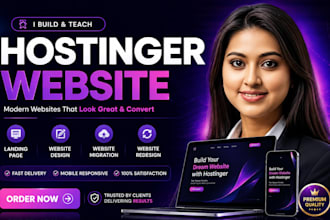 migrate your website to hostinger website builder professionally, landing pages