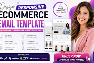 design responsive ecommerce email marketing template